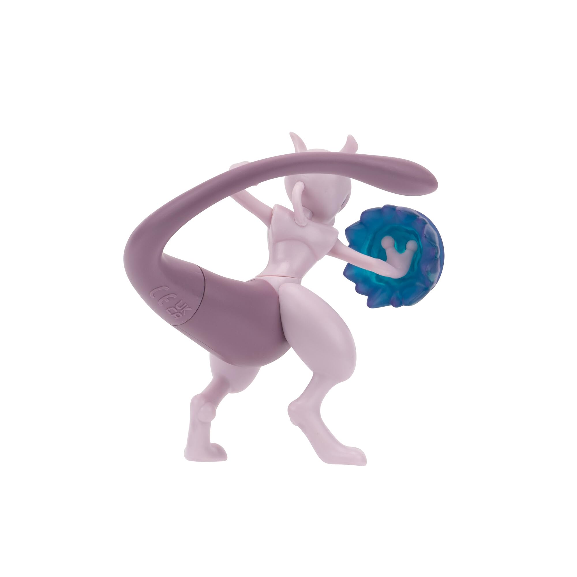 Pokémon Mewtwo Action Figure - 4.5-Inch, 7 Points of Articulation, Psychic Blast Attack 3