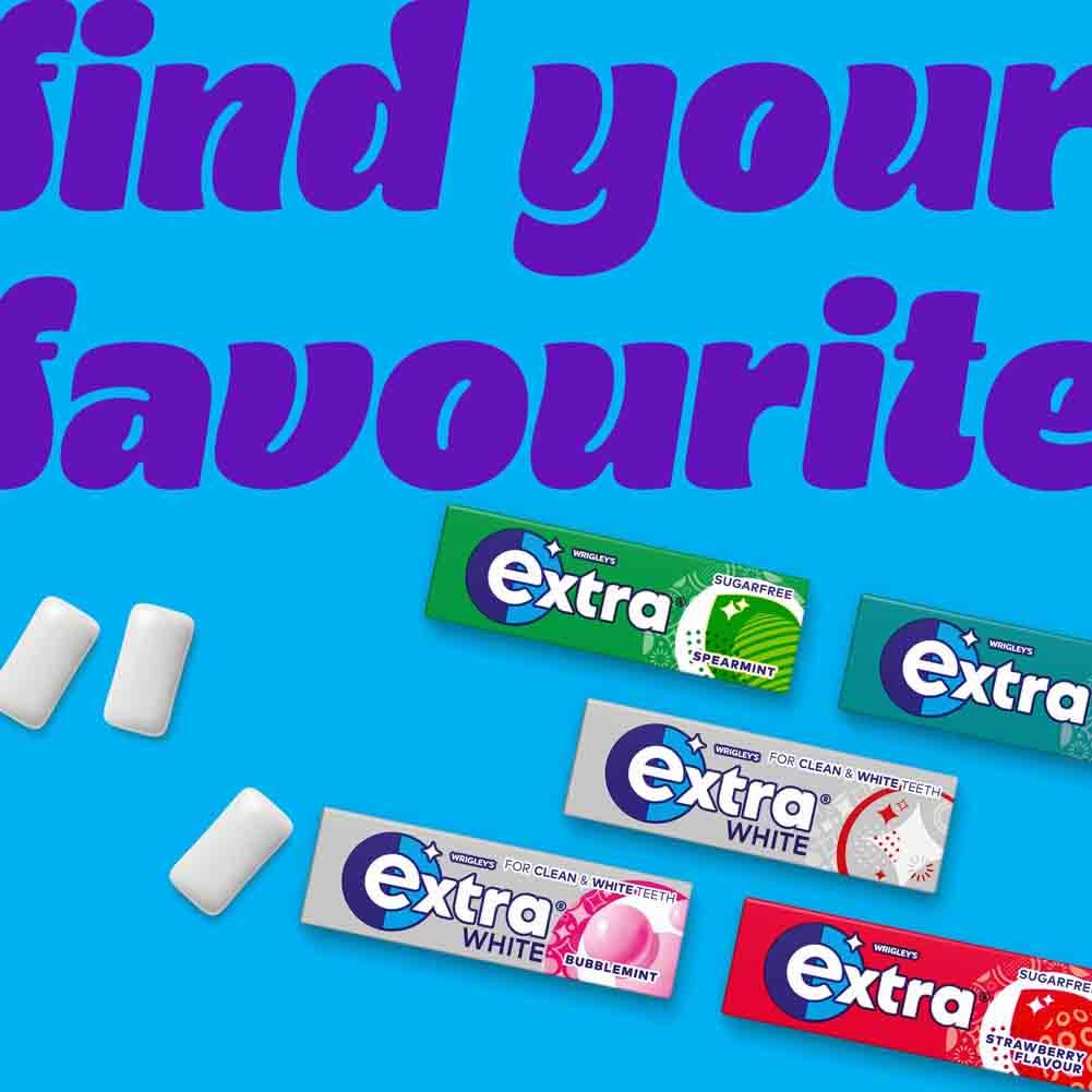 Extra - Blueberry Sugarfree Chewing Gum Bottle (46 Pieces)