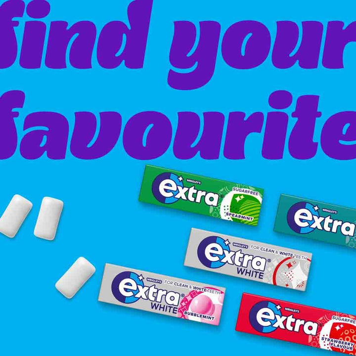 Extra - Blueberry Sugarfree Chewing Gum Bottle (46 Pieces)
