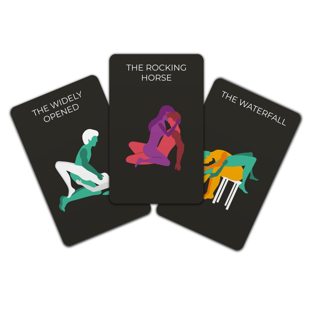 Gift Republic 100 Kama Sutra Cards - Spice Up Your Love Life | Unisex Adult | English