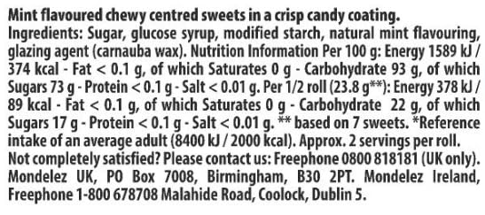 Trebor Softmints Spearmint Mints - Chewy Spearmint Flavour | Pack of 40 Rolls 7