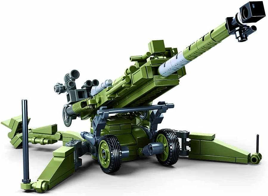 Sluban M777 Howitzer Artillery Building Set - 258pcs, Multicolored, Ages 6+ 2