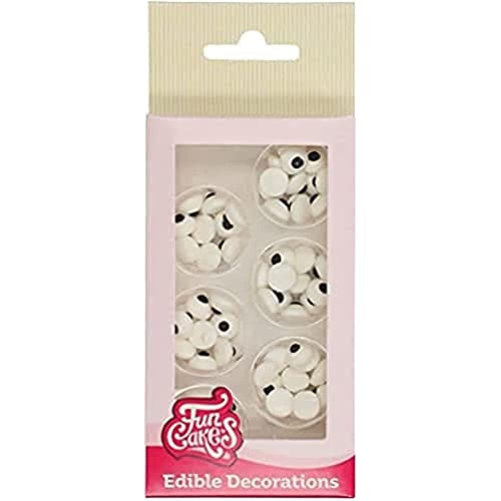 FunCakes Candy Eyeballs - Ready to Use Edible Cake Decorations | 64 Pieces | Gluten Free 1