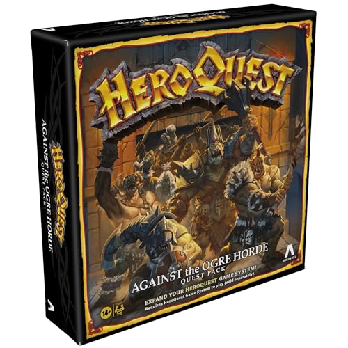 Avalon Hill HeroQuest Against the Ogre Horde Quest Pack – Fantasy Expansion for HeroQuest Game System