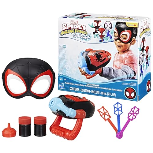Miles 'Spin' Morales Bubble Slinger - Electronic Web-Blasting Bubble Toy for Kids 3+ 21
