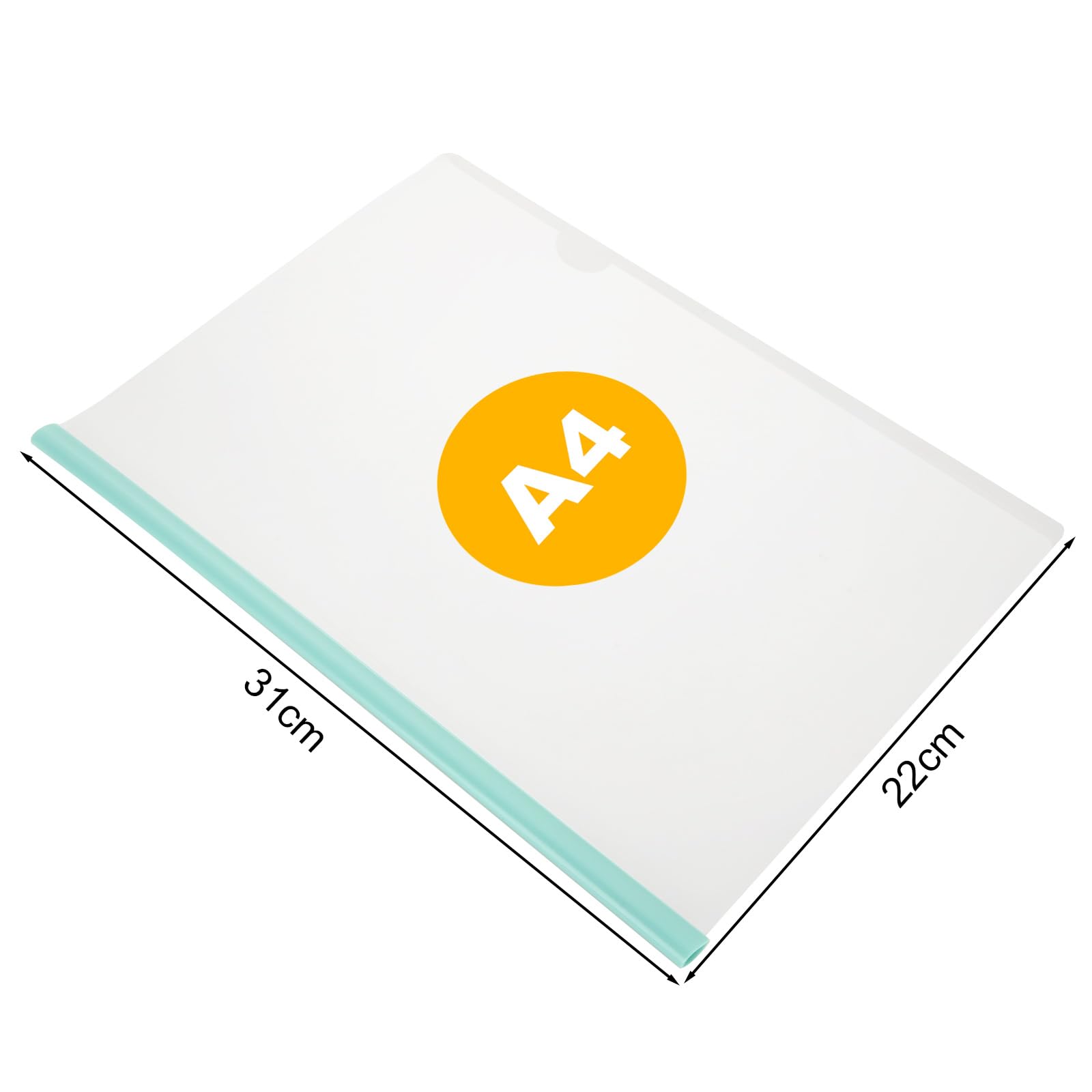 ASelected Report Covers - 20 Pcs A4 Sliding Bar Binding Covers | Holds 60 Sheets | PP Material