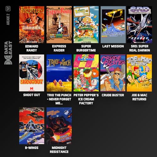 Evercade Data East Arcade 2 - Evercade Cartridge