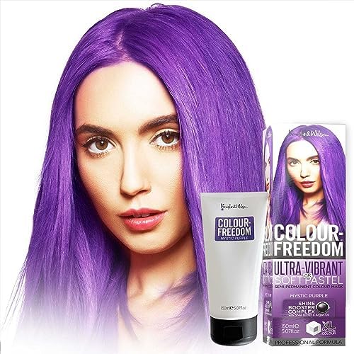 Knight & Wilson Colour-Freedom Semi-Permanent Hair Colour, Mystic Purple, 150ml