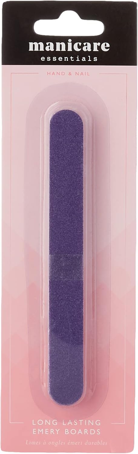 Manicare Emery Boards - Pack of 5 Long Lasting Nail Files for Shaping Natural & Artificial Nails