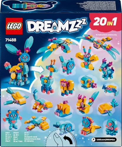 LEGO DREAMZzz Bunchu’s Creative Animal Adventures Set - 20-in-1 Rebuildable Bunny Figure for Ages 7+ 10