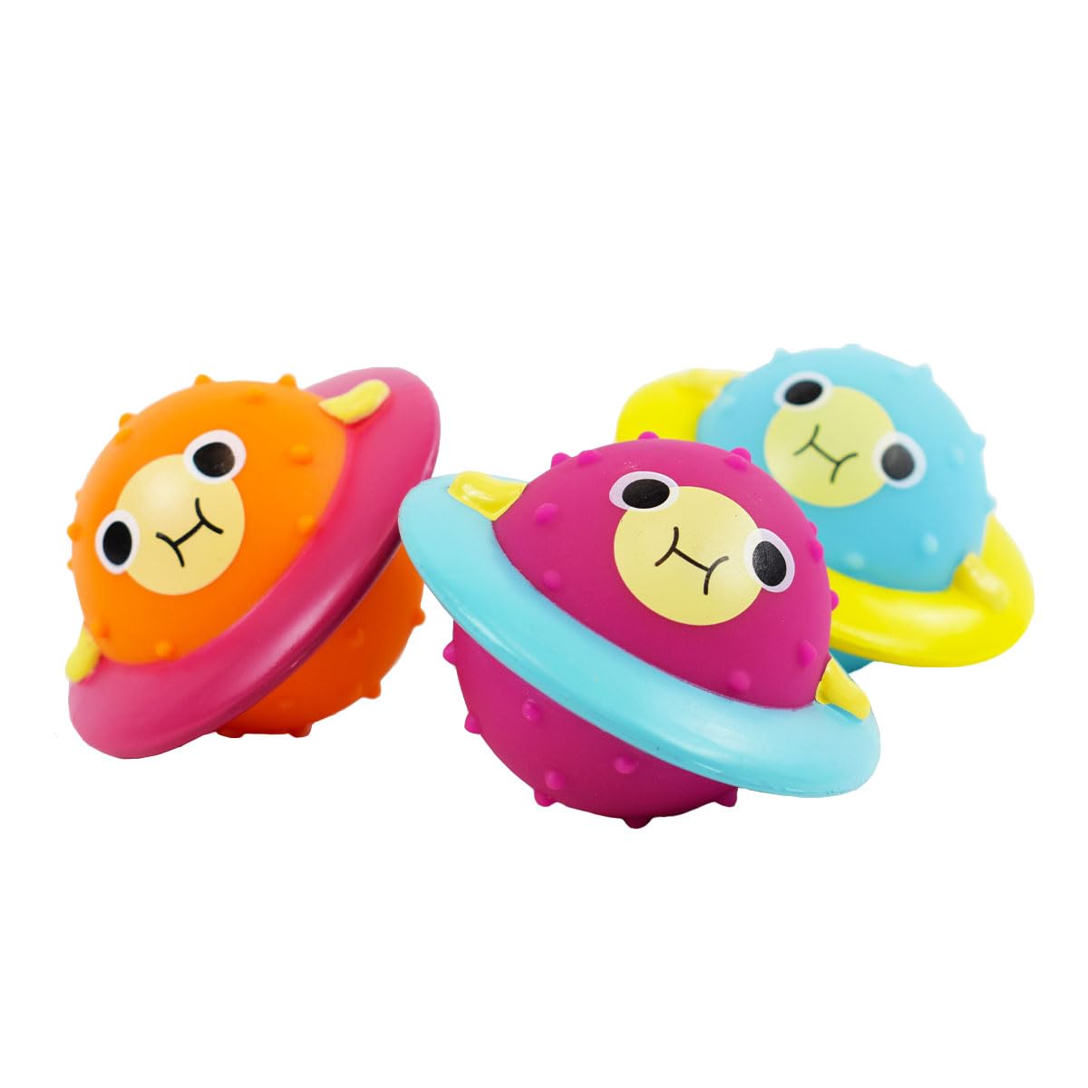 Splash About Flip and Float Pufferfish Toys - Floating Bath Toys for Water Play, 3-Pack 2