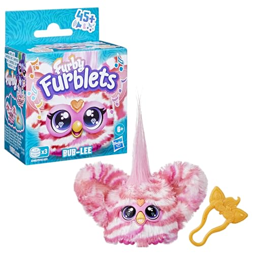 Furby Bub-Lee K-Pop Mini Electronic Plush Toy with Sound & Keychain 11