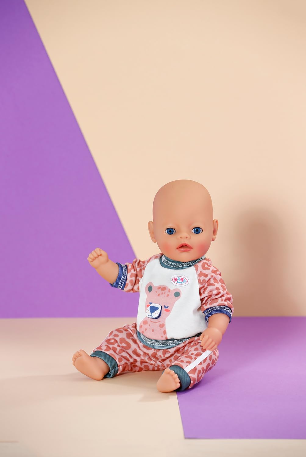 BABY born Jogging Suit - Leopard-Themed Outfit for 36cm Dolls 2