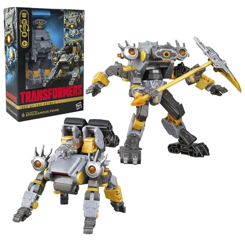 Transformers Age of the Primes Voyager Class Amalgamous Prime Action Figure | 5.5-Inch | 21 Steps 10
