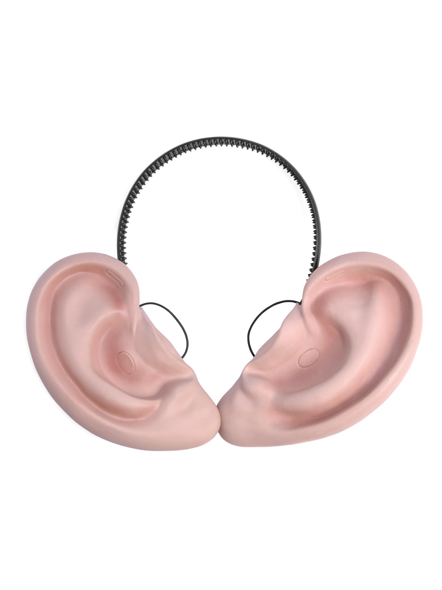 Bristol Novelty MD217 Big Ears on Headband | Flesh Color | Pack of 1 | Unisex Adult