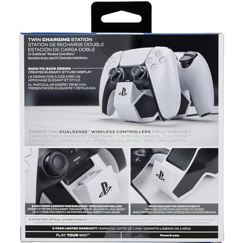 PowerA Twin Charging Station for PS5 DualSense Wireless Controllers 11