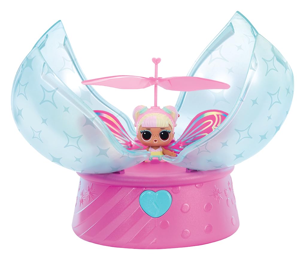 L.O.L. Surprise! Magic Flyers Fairies Tots - Flower Child - Rechargeable Flying Doll with Magic Wand, Ages 3+ 2
