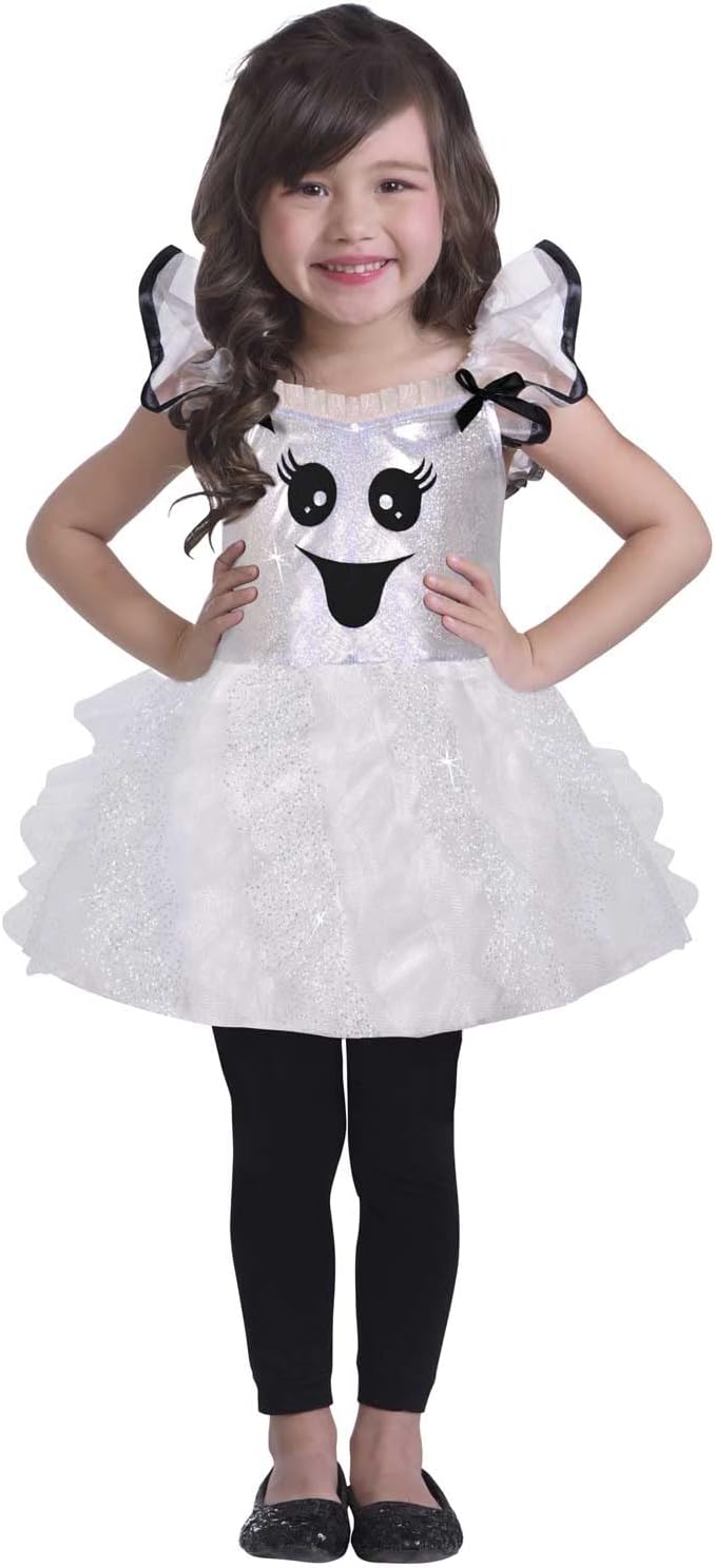 Amscan Little Cutie Ghost Costume - 7-8 Years 1