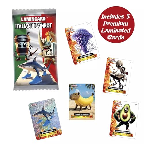 Lamincards Italian Brainrot Trading Cards Booster Packs 2