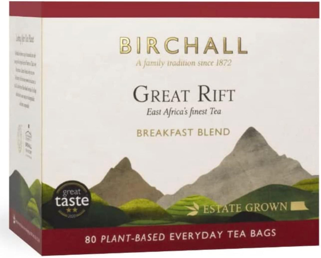 Birchall Great Rift Breakfast Blend - 80 Everyday Tea Bags