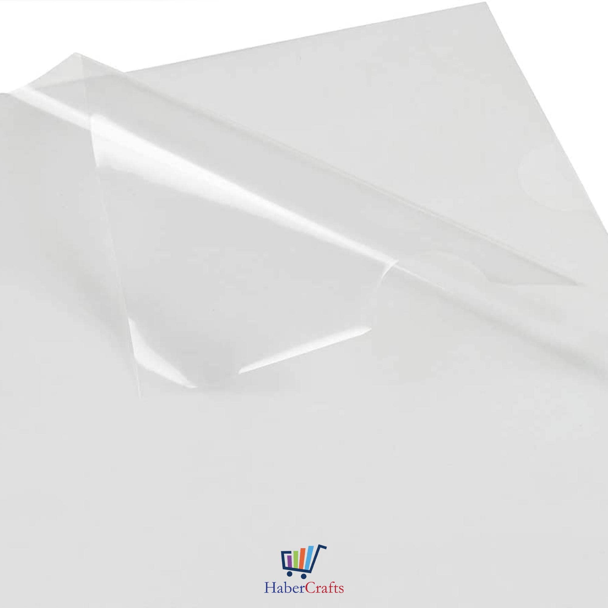 Habercrafts Heavy Duty A4 File Wallets - Top & Side Opening | 150 Micron | 25 Pack 8