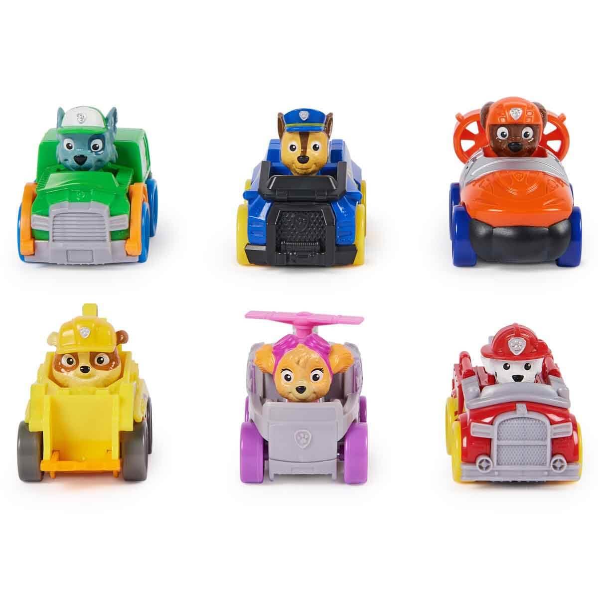 Paw Patrol Pup Squad Racers Vehicle Gift Set | 6-Piece Set | Ages 3+ | Plastic 3