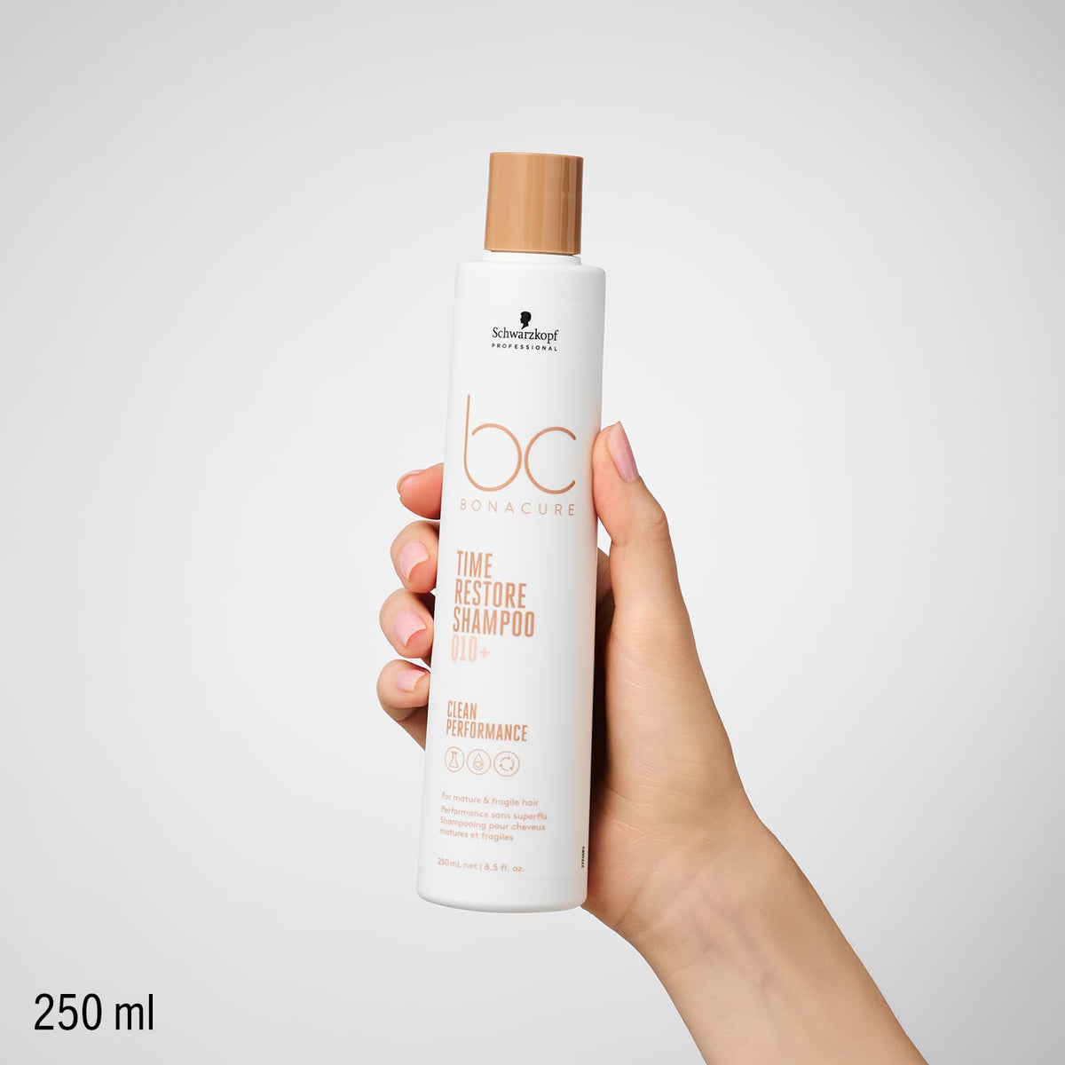 BC Bonacure Q10 Time Restore Shampoo - Revitalizes Mature Hair, Vegan, Sulphate-Free | 250 ml