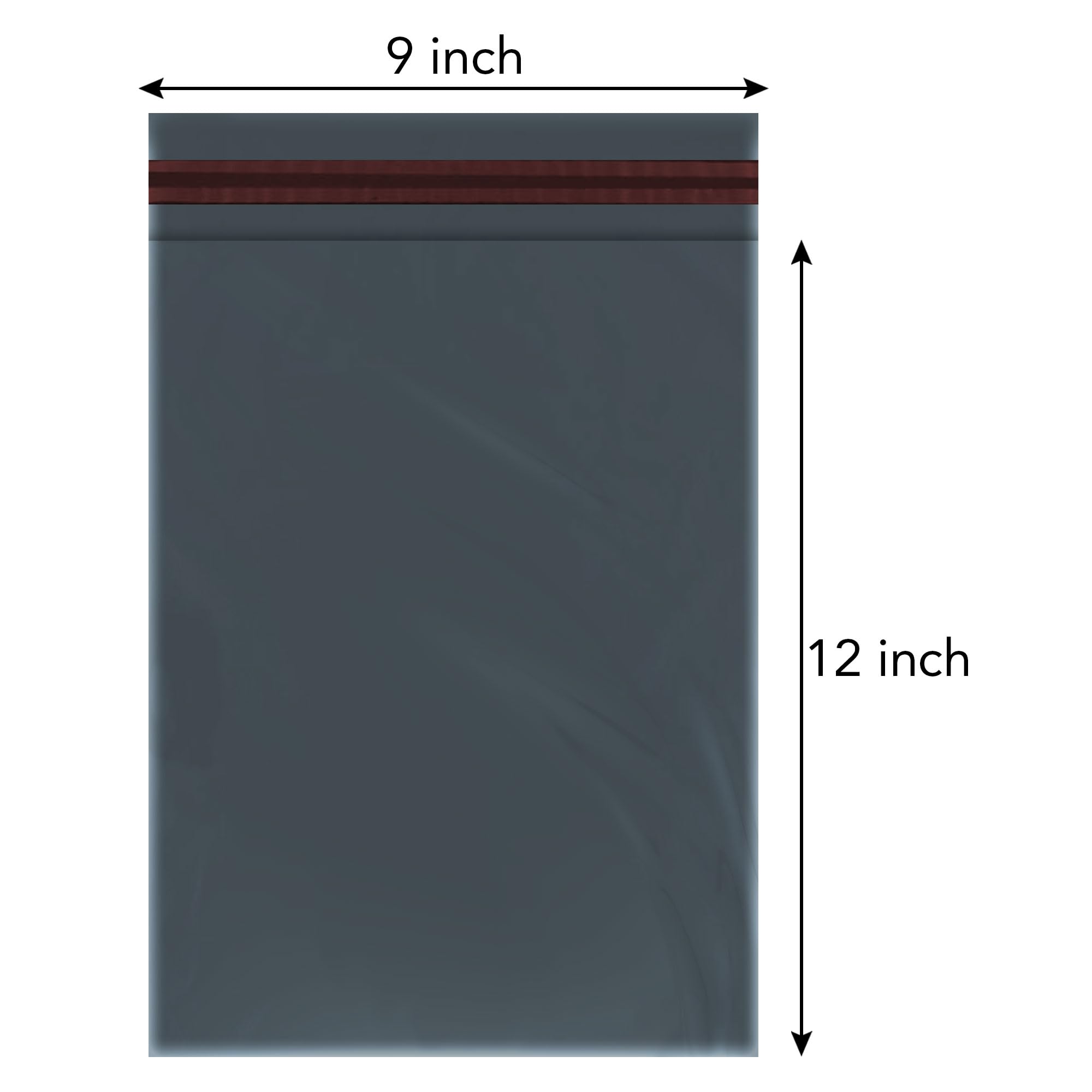 iSOUL 60 Mixed Size Poly Mailing Bags - Self Seal, Waterproof, Opaque 60 Micron Film 7