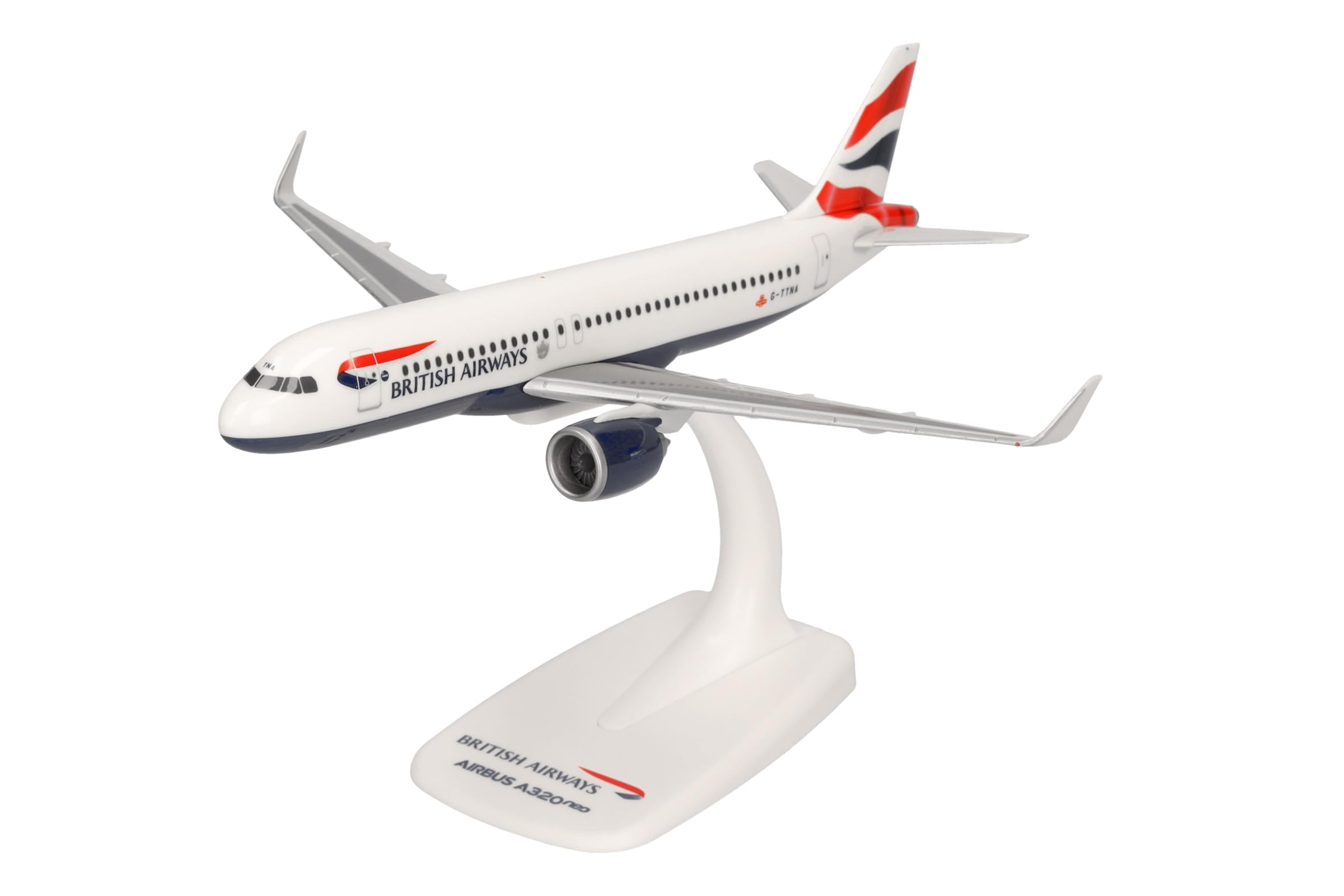 Herpa British Airways Airbus A320 Neo - G-TTNA 1:200 Scale Model 1