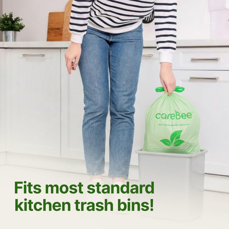 CareBee Heavy Duty Drawstring Bin Bags | 3-6L Capacity | Pack of 20 6