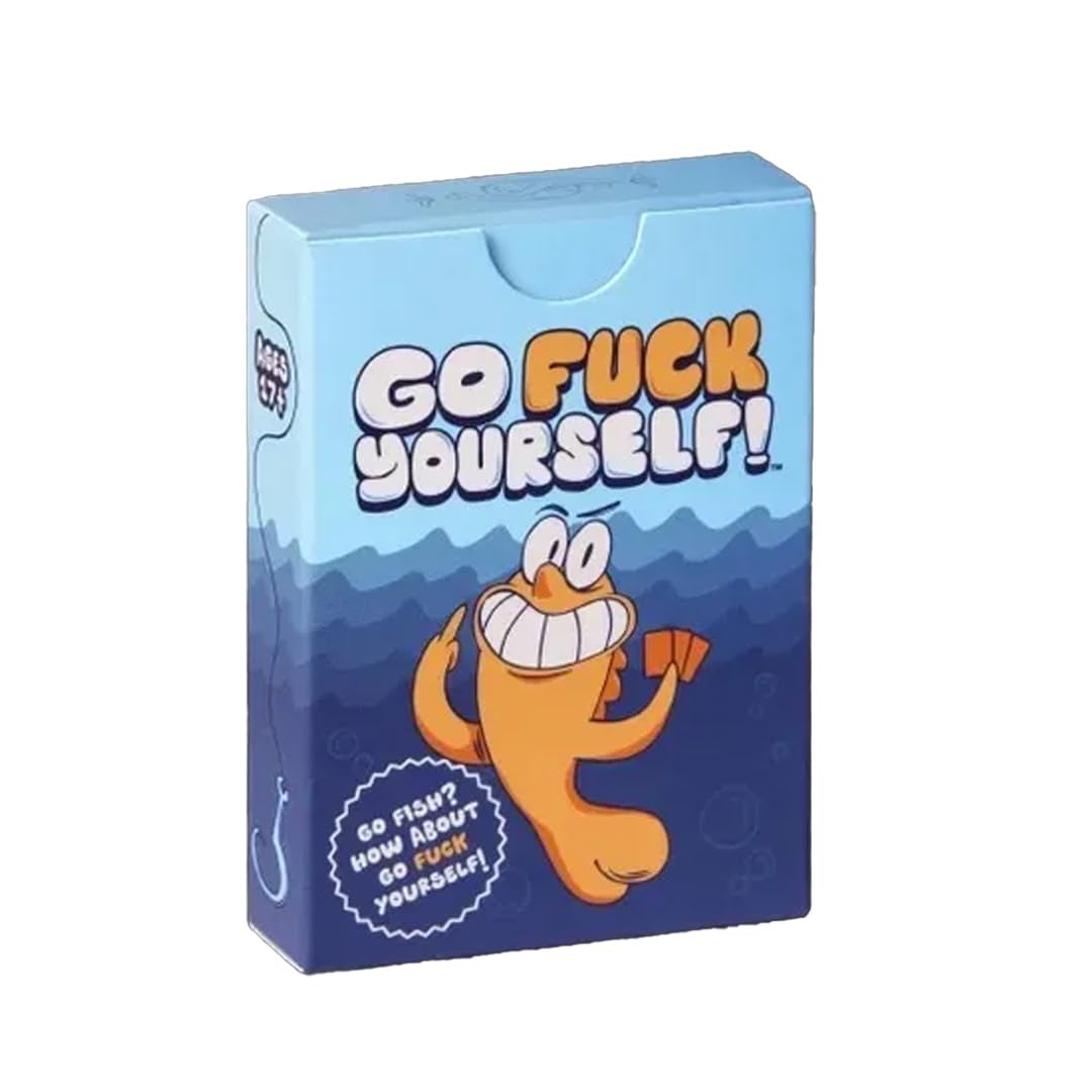 Go Fuck Yourself Card Game - Adult Go Fish Twist | 52 Cards | 2-10 Players | 15-30 Min