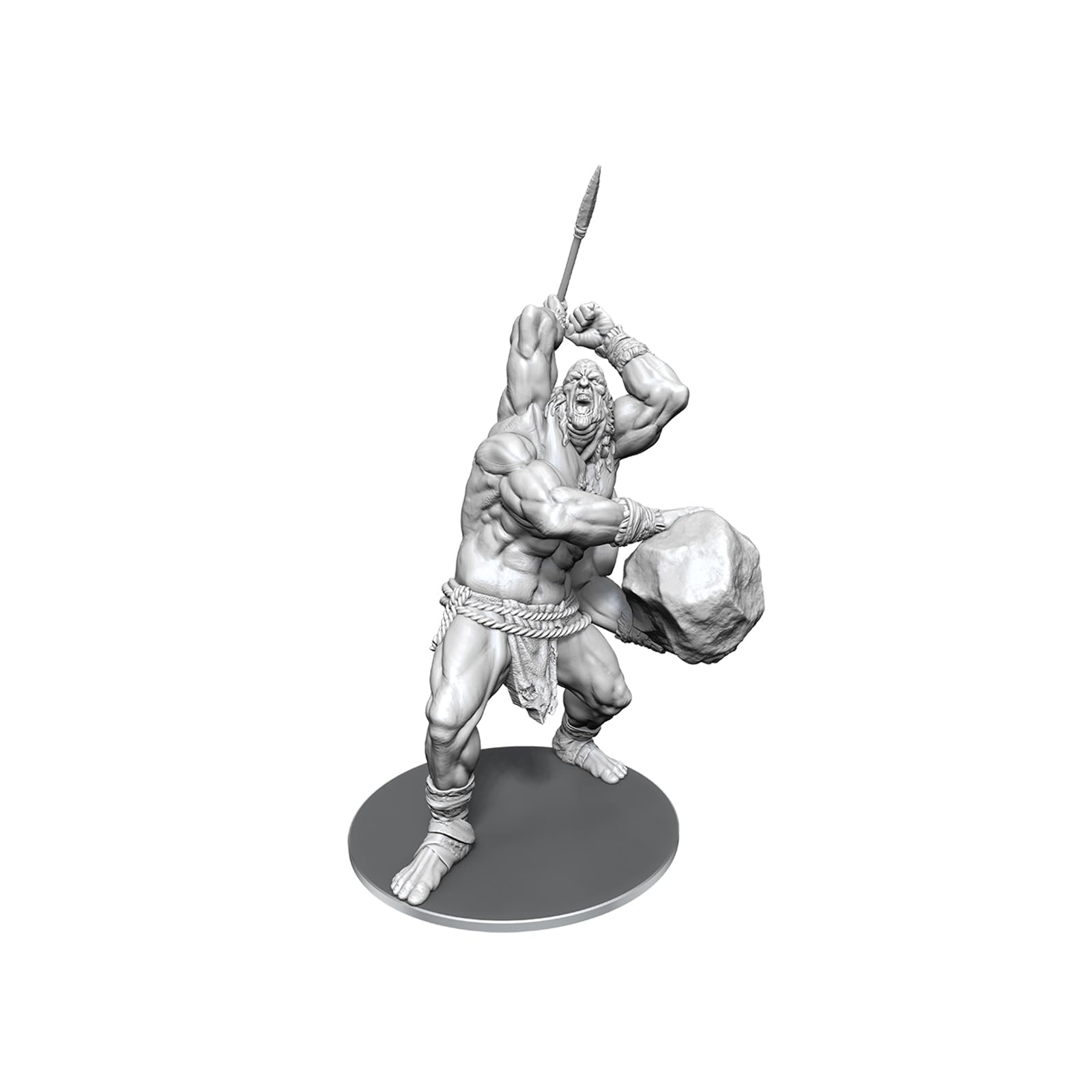 WizKids Nolzur's Marvelous Miniatures B'rohg Yuan-ti Pureblood Unpainted Figure | Plastic