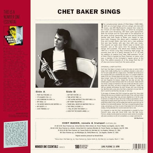 Chet Baker - Chet Baker Sings [180-Gram Limited Edition Vinyl] 2