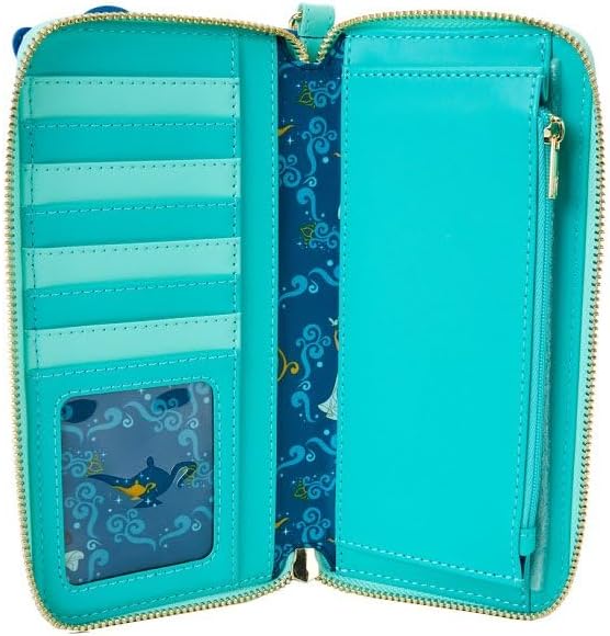 Loungefly Disney Princess Jasmine Wristlet Wallet Blue