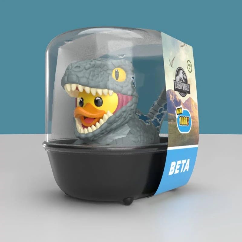 TUBBZ Jurassic World Beta Cosplaying Rubber Duck Vinyl Figure | Mini Edition | 5 cm 7