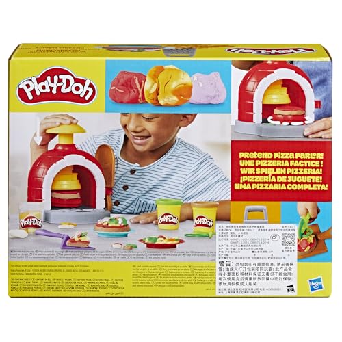 Play-Doh Kitchen Creations Pizza Oven Playset - 6 Colors & 8 Tools for Kids 3+