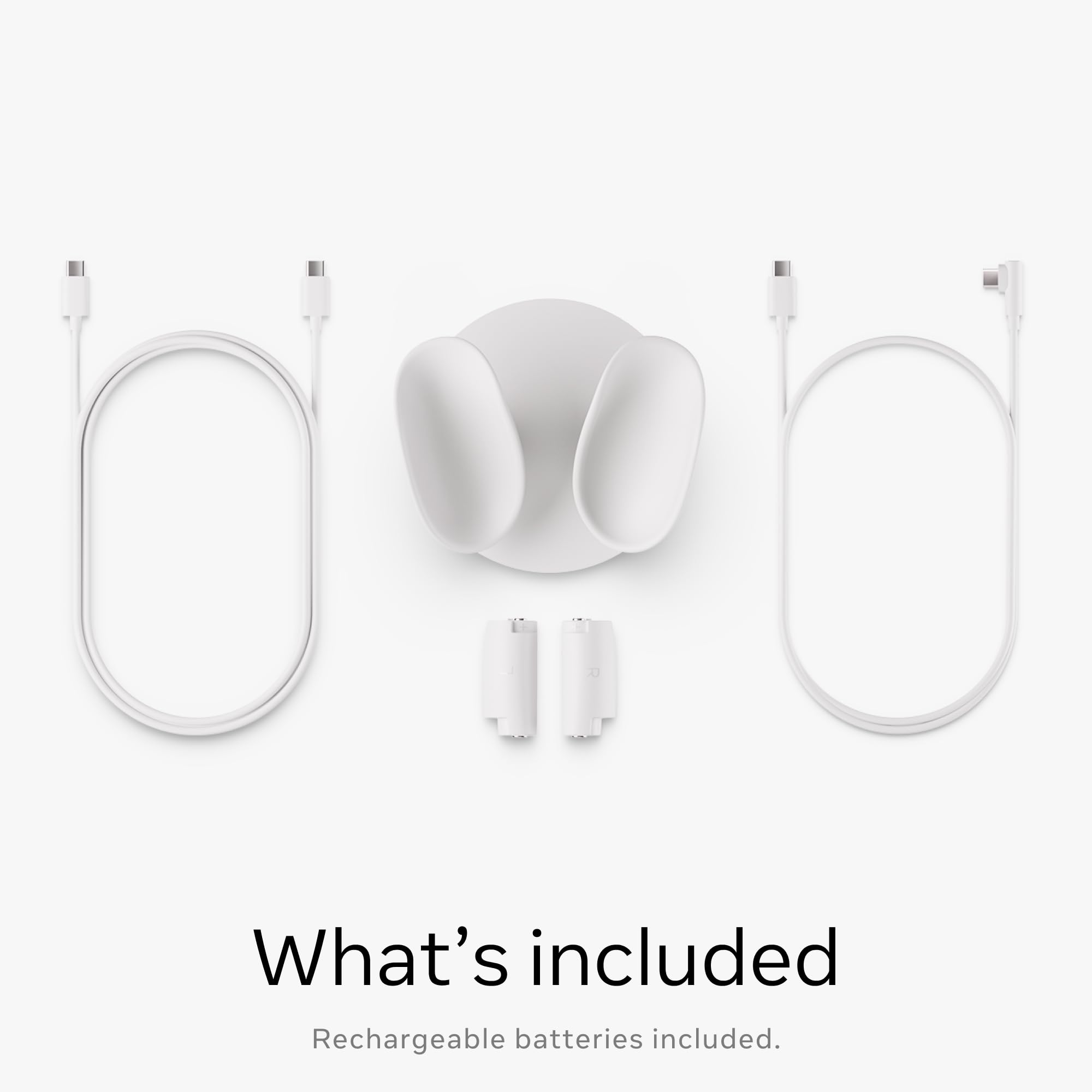 Meta Quest Compact Charging Dock – Compatible with Meta Quest 3/3S, Touch Plus Controllers & Active Straps 2