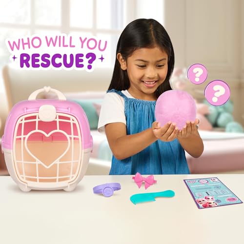 Scruff-a-Luvs Pet Scruffs Pink - Wash & Reveal Mystery Plush Toy, 7.5" Tall