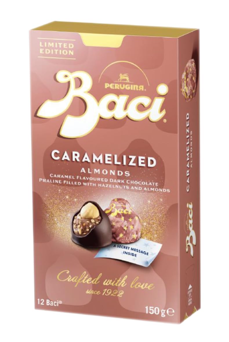Baci Dark Chocolate Praline Caramelised Truffles with Hazelnut and Almond - 200g Luxury Gift Box 1