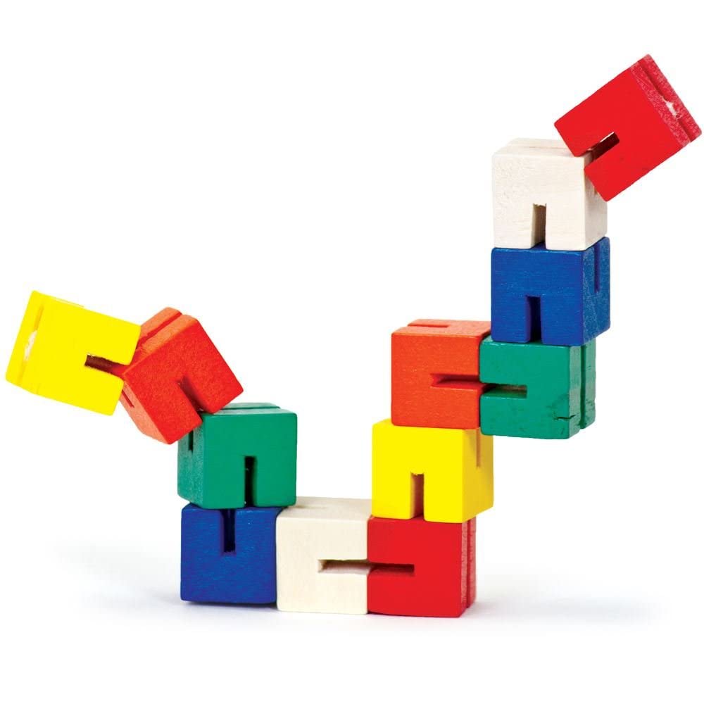 Tobar Twist and Lock Blocks Fidget Toy | Sensory Toy for Ages 3+ 5