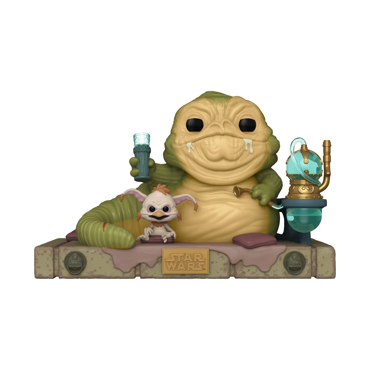 Funko Pop! Star Wars Jabba The Hutt & Salacious B. Crumb Vinyl Figure Set (Model 70742) 1