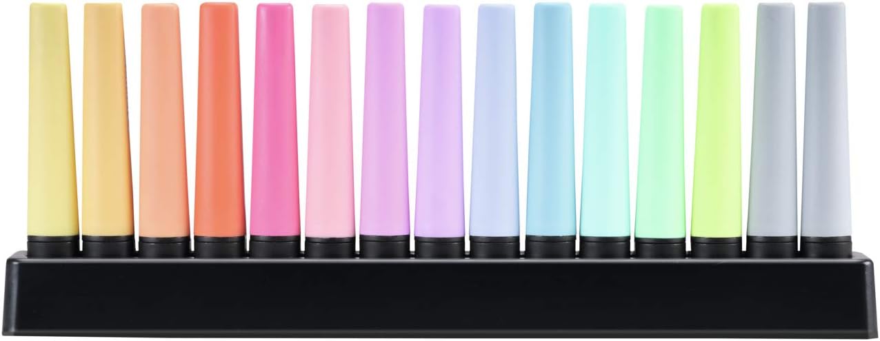 Highlighter - STABILO BOSS ORIGINAL Pastel - Deskset of 15 - Assorted Colours