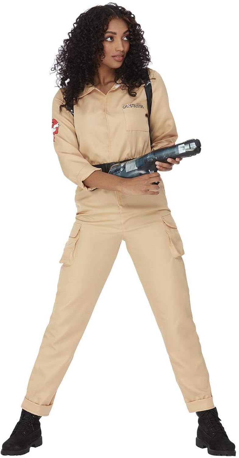Smiffys Ghostbusters Ladies Costume Jumpsuit with Inflatable Backpack 2
