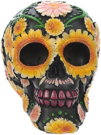 Fantasy Day of the Dead Daisy Skull