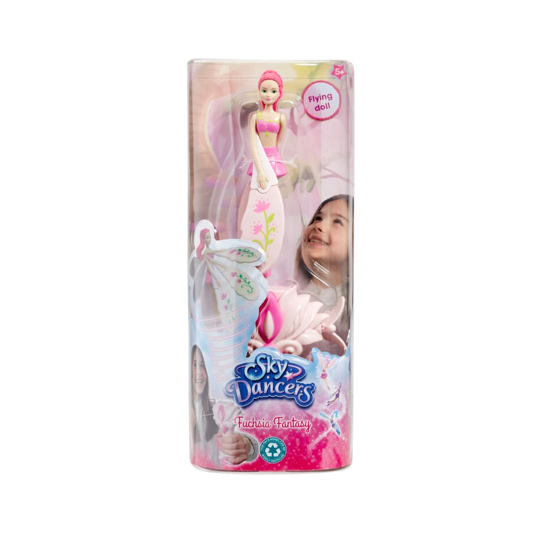 Sky Dancers Fuchsia Fantasy Flying Doll Toy | No Batteries Required | Ages 5+ 1
