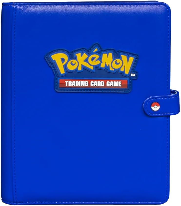 Ultra Pro Pokémon Trading Card Storage - Premium 4-Pocket Snap Binder (16375)