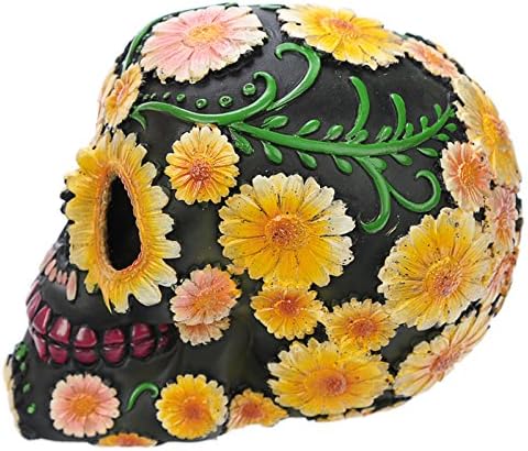 Fantasy Day of the Dead Daisy Skull