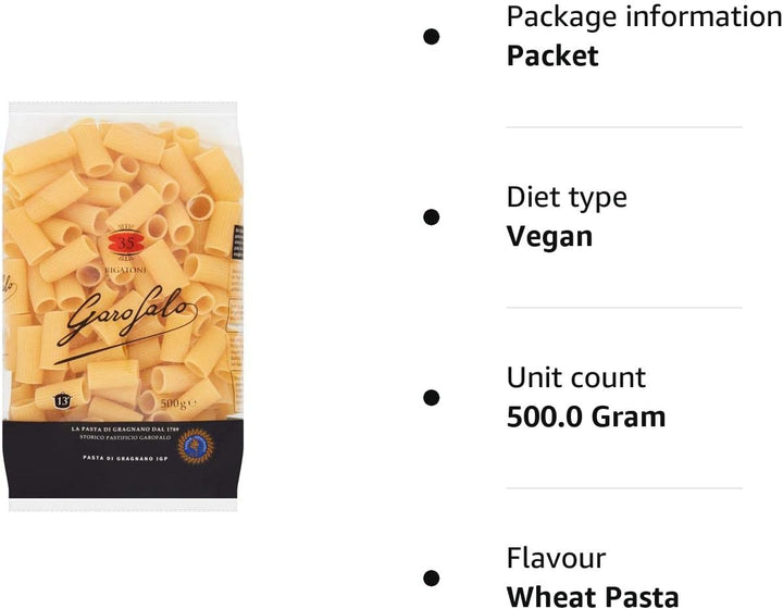 Garofalo Rigatoni Dry Pasta (500g)