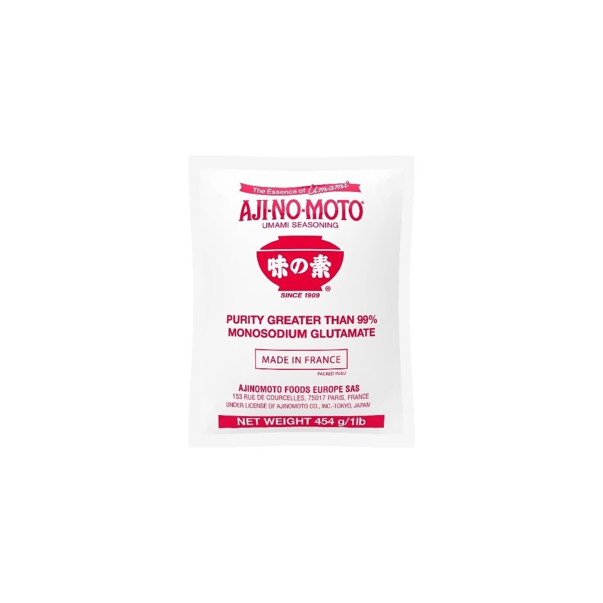 Ajinomoto Monosodium Glutamate - 454g (1lb)