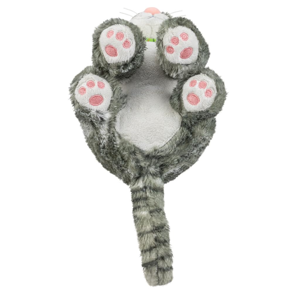 Aurora 61562, tabby McTat Cat 9in, Soft Toy, Grey and White